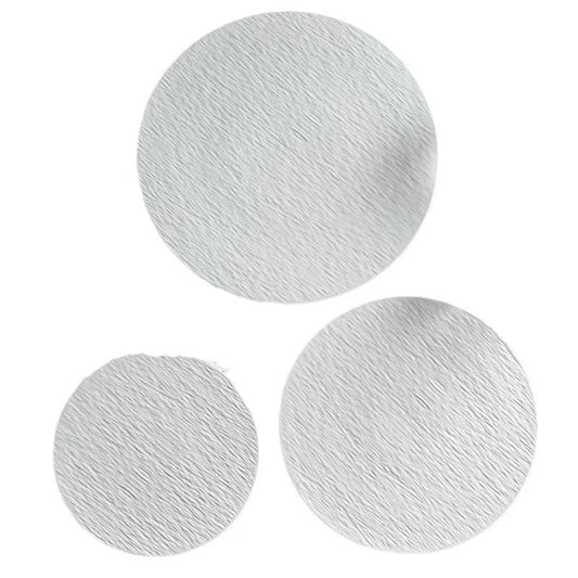 Stone-Patterned Ceramic Flat Plate Steak Plate