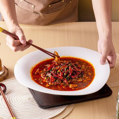 Leba's Uniquely Shaped Bowl And Plate
