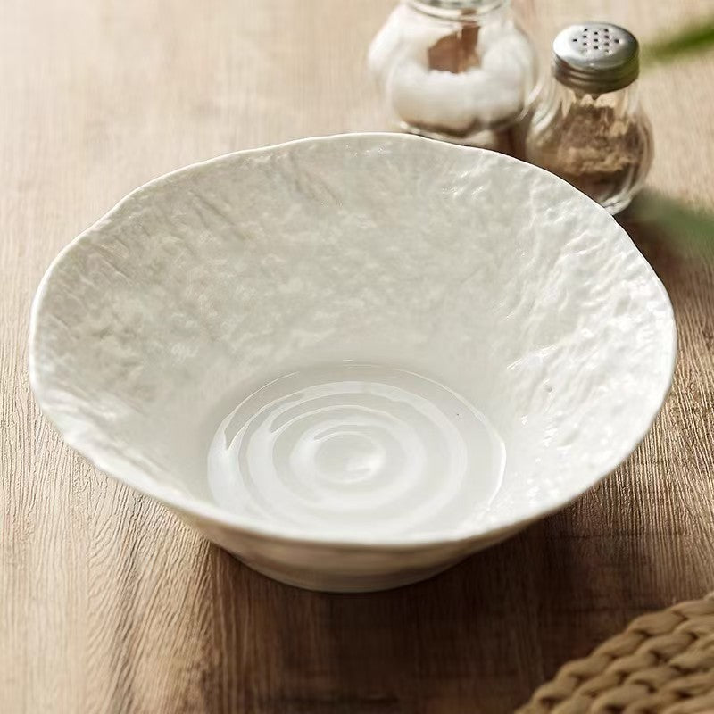 Rock-Patterned Household Conical Soup Bowl